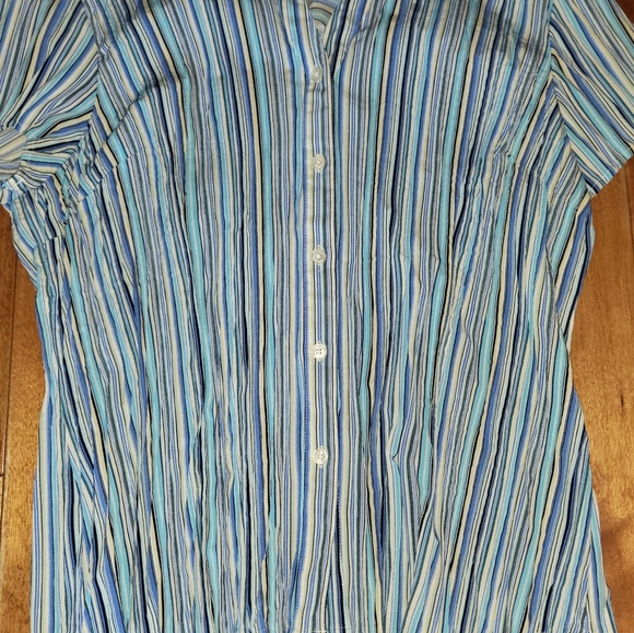 Como Fred David button-up collared blouse - Picture 3 of 6